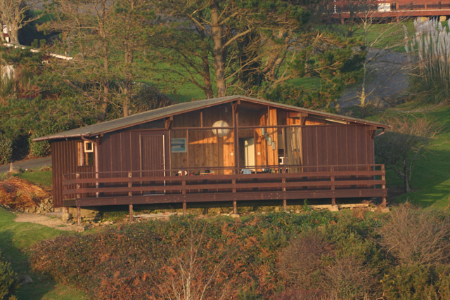 Lodge from across the valley