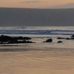 Broadhaven beach and Talbenny church